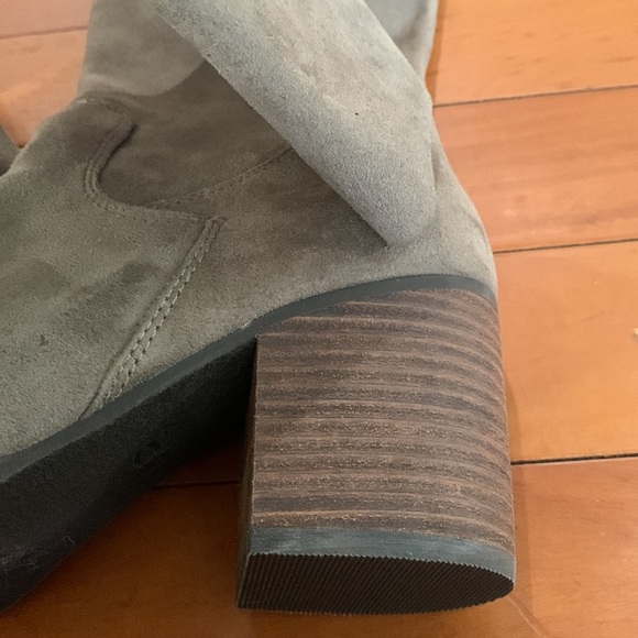 Bp luke - fab knee high boots size 7 beige - Picture 10 of 10